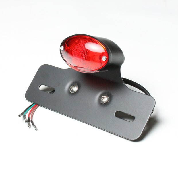 Arlows Universal LED Kennzeichenhalter Classic Cafe Racer Tourer