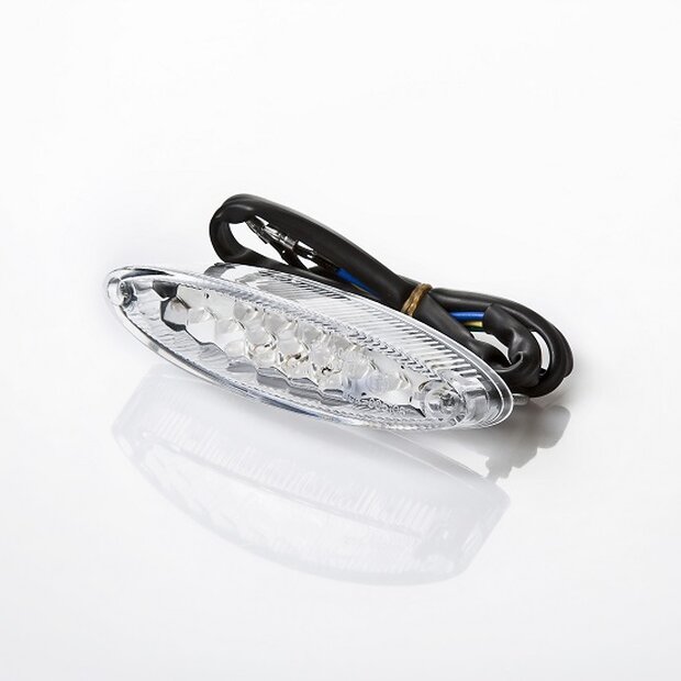 Arlows Universal LED rear light clear white type OK