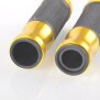 Arlows CNC handlebar grips, Gold / Black, 120 mm – pair