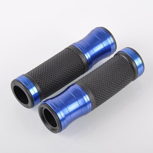 Arlows Universal CNC Grips Rubber Grips Color Blue Black