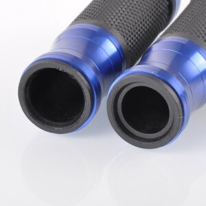 Arlows Universal CNC Grips Rubber Grips Color Blue Black