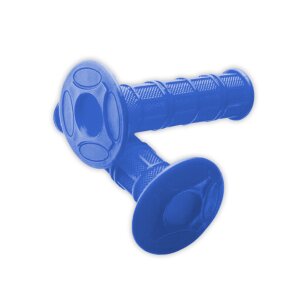 Arlows MX rubber grips, Blue, 118 mm – pair