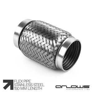 Arlows Stainless Flex Pipe 2,25"/ 57,1mm Length...