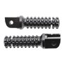 Arlows Footpegs CNC Black front Honda CBR1000RR SC57 SC59 CBR600RR PC37 PC40 04 05 06 07 08 09