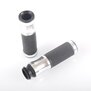 Arlows Universal DELUXE CNC Griffe Griffgummis Farbe silber Schwarz