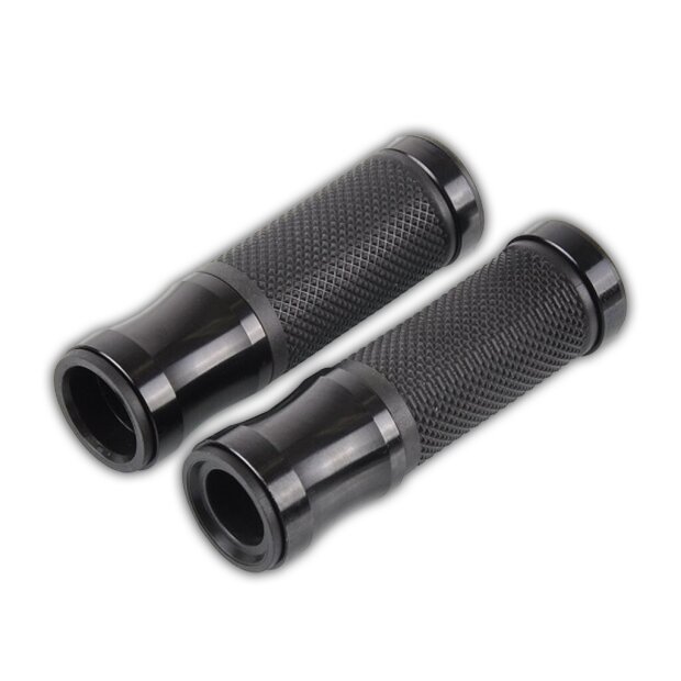 Arlows CNC handlebar grips, Black, 120 mm – pair