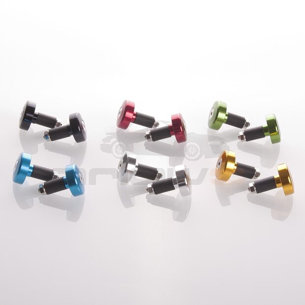 Arlows 22mm handlebar weights aluminum handlebar T2K red