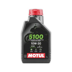 1 liter Motul 5100 4T SAE 10W30 motorcycle engine oil