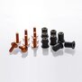 Arlows Orange anodized Aluminium fairing bolts M5 x 15 mm