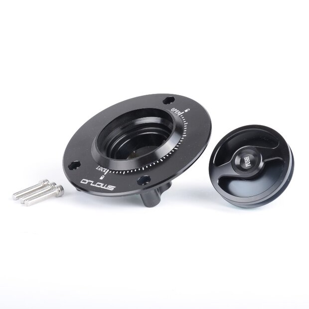 Arlows Racing fuel cap Quick Lock Suzuki GSXR 600 750 1000 K9 L1 L7 L8 SV650