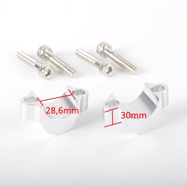 Arlows 30mm handlebar risers aluminum handlebar 28,6mm