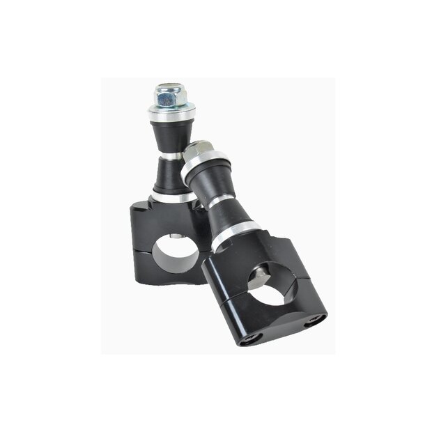 Arlows handlebar brackets Riser Fatbar handlebars black...