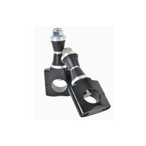 Arlows handlebar brackets Riser Fatbar handlebars black...