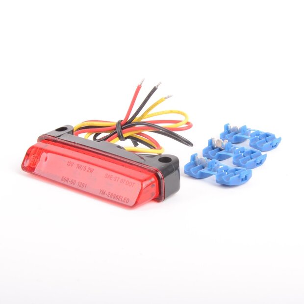 Arlows Universal LED rear light type FR red