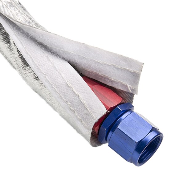 Arlows 125mm Alu-Kevlar Heat Protection Hose with Velcro Closure (1 Meter)