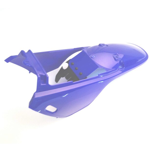 Arlows Rear fender side cover Yamaha PW80 PY80 plastic blue