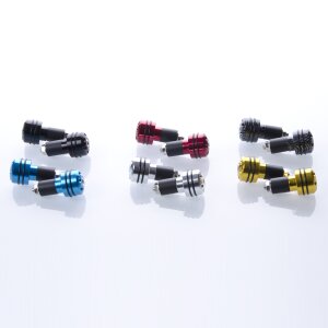 Arlows 22mm handlebar weights steel handlebar T1g gold