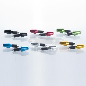 Arlows 22mm handlebar weights steel handlebar T5g gold