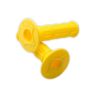 Arlows MX rubber grips, Yellow, 118 mm – pair