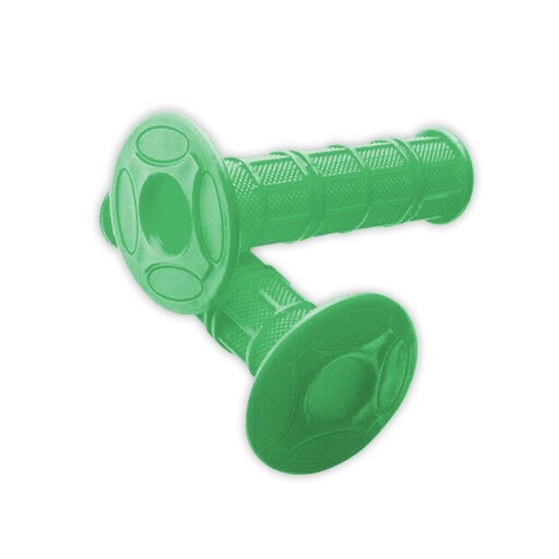 Arlows MX rubber grips, Green, 118 mm – pair