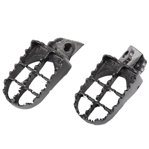 Arlows OEM style front footrests Kawasaki KX65 KX80 KX85...