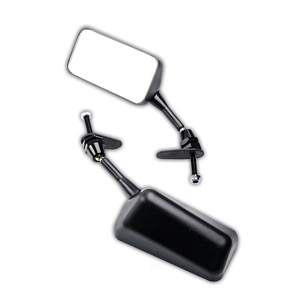 Arlows Universal mini panel mirror black M6 SP3