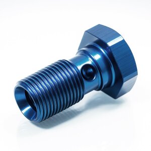 Arlows Aluminium Banjo M10x1,25 (Blue)