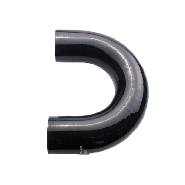  57mm Siliconhose 180 Elbow / Connector (Black) Hose