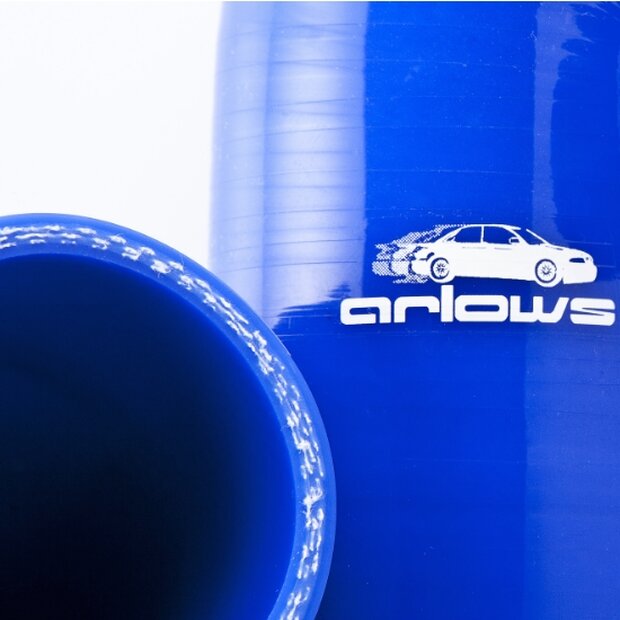 Arlows  45mm auf 38mm Silikon Schlauch 90 Reduzierer ( Blau ) Reduzierbogen