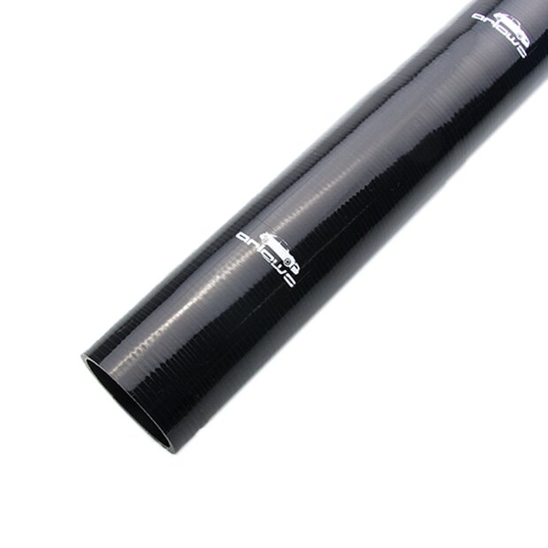 Arlows  51mm 1 Meter Silikon Schlauch ( Schwarz ) Meterware Verbinder