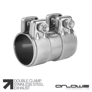 Arlows 2" / 50,8mm Edelstahl Rohrverbinder /...