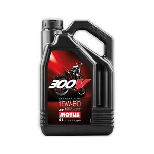 4 Liter Motul 300V 4T Factory Line 15W60 Engine Oil...