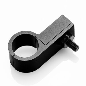 Arlows Dash 3 Aluminium Schlauchhalter ( 6,35mm , Schwarz )