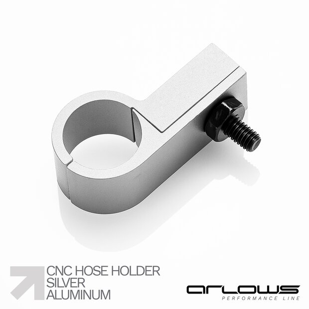 Arlows Dash 4 Aluminium Hose Clamp (11,40mm/Silver)