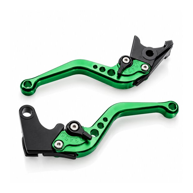 Arlows CNC Hebel Gr�n short Honda CBR600RR PC37 2003 -2006
