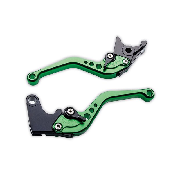 Arlows cnc lever green short Honda CBR600RR PC37 2003 -2006