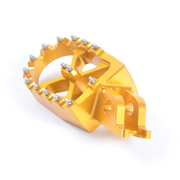 Arlows CNC offroad footpegs Honda CR125 CR250 CRF150...
