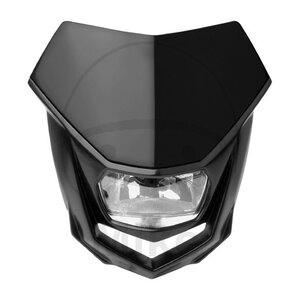 Polisport lamp mask Halo headlight mask Mask Enduro MX Black