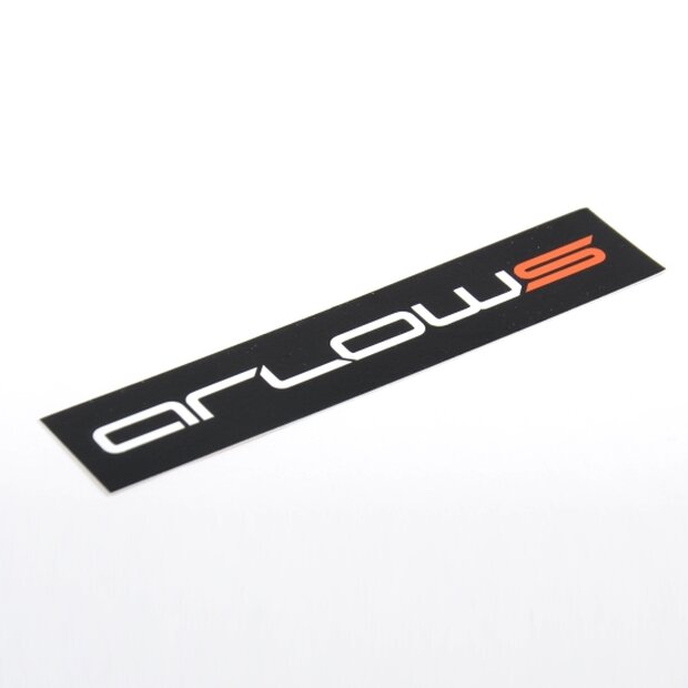 Arlows Sticker 30 x 3,5cm white/Orange