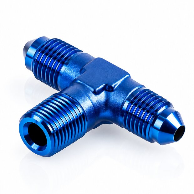 Arlows Adapter / T-St�ck 1/2 NPT auf 2x Dash 10  m�nnlich