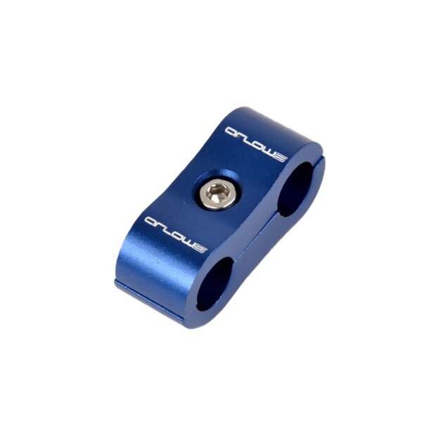 Arlows Dash 4 aluminium twin hose clamp small ( 7,90mm /...