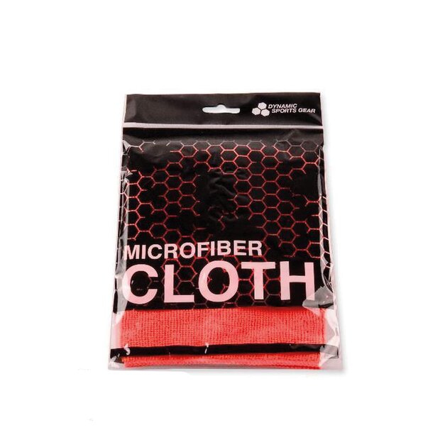 D.S.G. microfiber cloth / cleaning cloth 30x30cm (red)