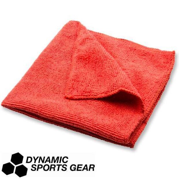 D.S.G. microfiber cloth / cleaning cloth 30x30cm (red)