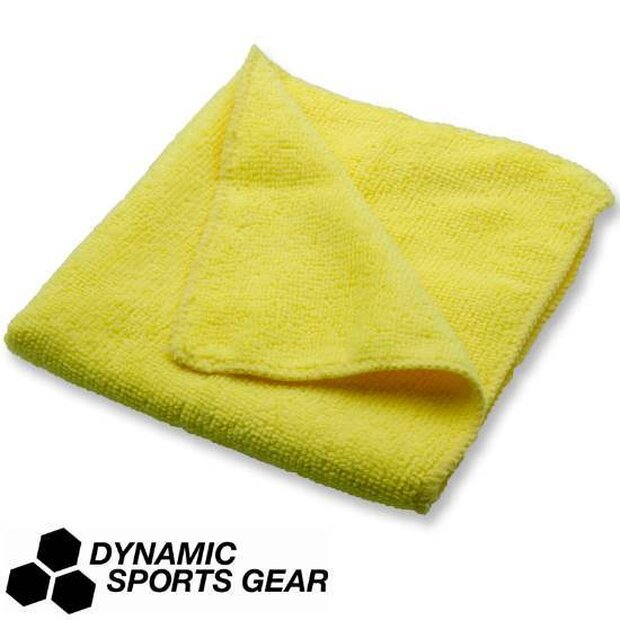 D.S.G. microfiber cloth / cleaning cloth 30x30cm (yellow)