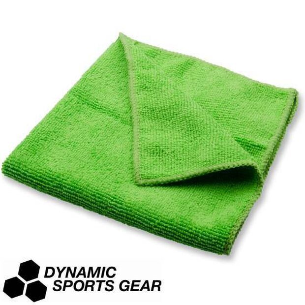 D.S.G. microfiber cloth / cleaning cloth 30x30cm (neon green)