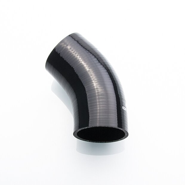  76mm Siliconhose 60 Elbow / Connector (Black) Hose