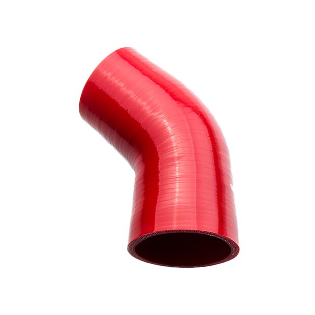 Arlows  70mm Silikonschlauch 60 Bogen / Verbinder ( Rot ) Schlauch