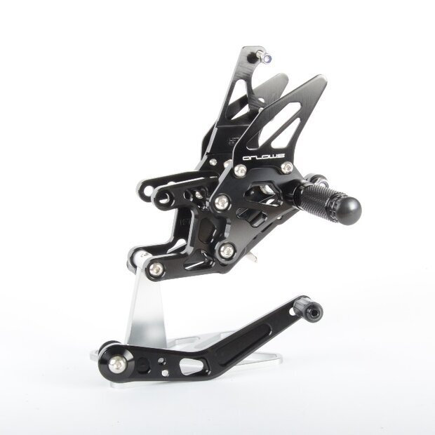 Arlows Racing Fussrastenanlage Honda CBR1000RR SC59 Rearset 2008-2016 Schwarz ABS