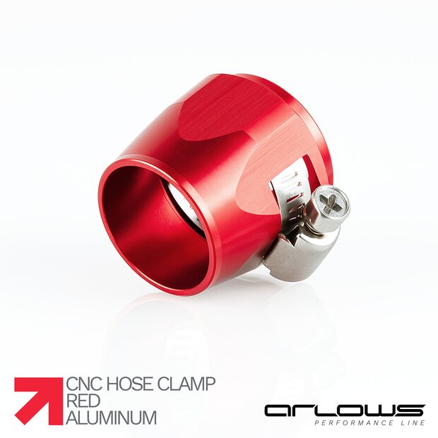 Arlows Alu Hose Clamp 6-15mm / Dash 6 (Rot)