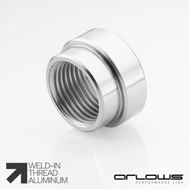 Arlows Aufschweissadapter 1/4 NPT - Aluminium -